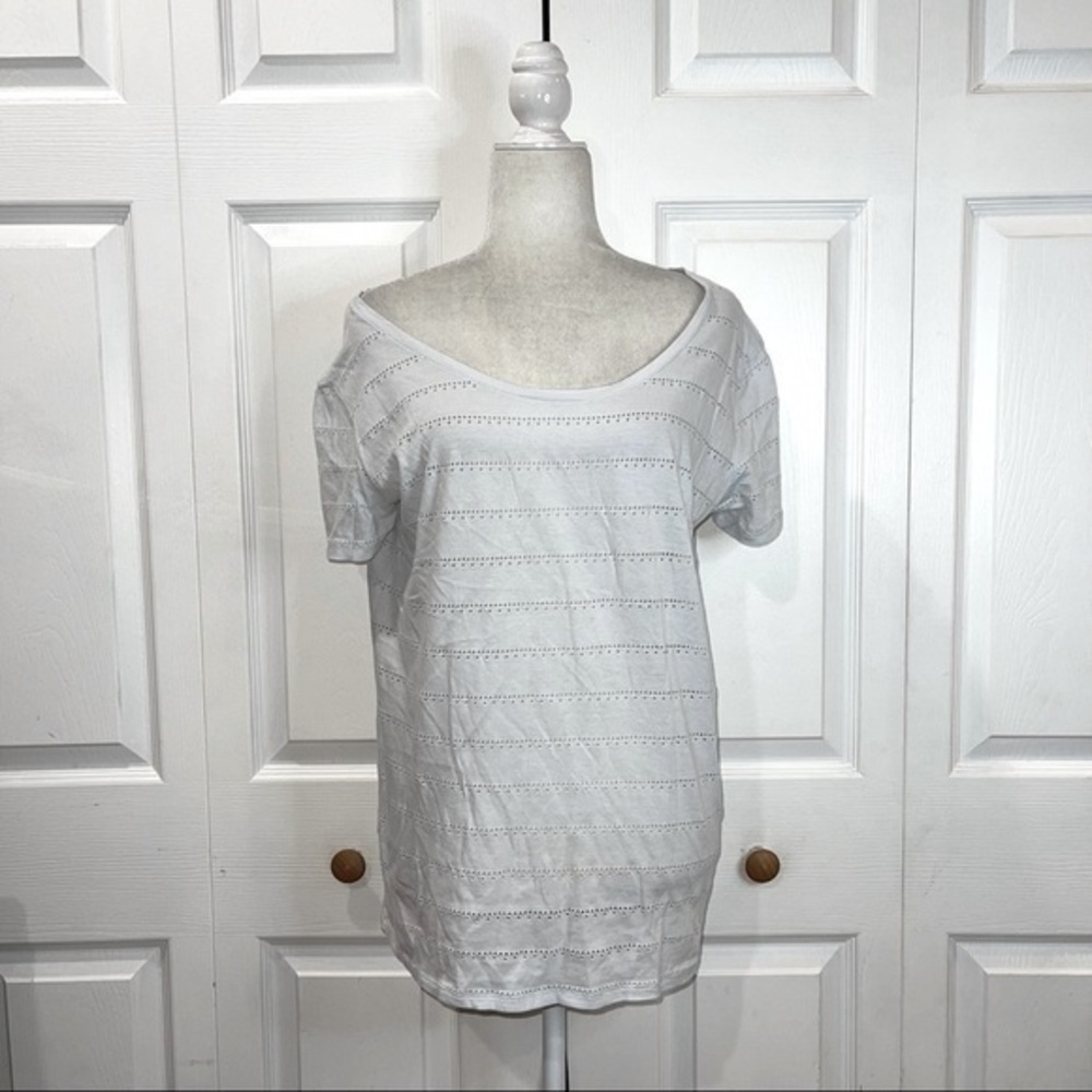 Des Petits Hauts Light Blue Short Sleeve Blouse